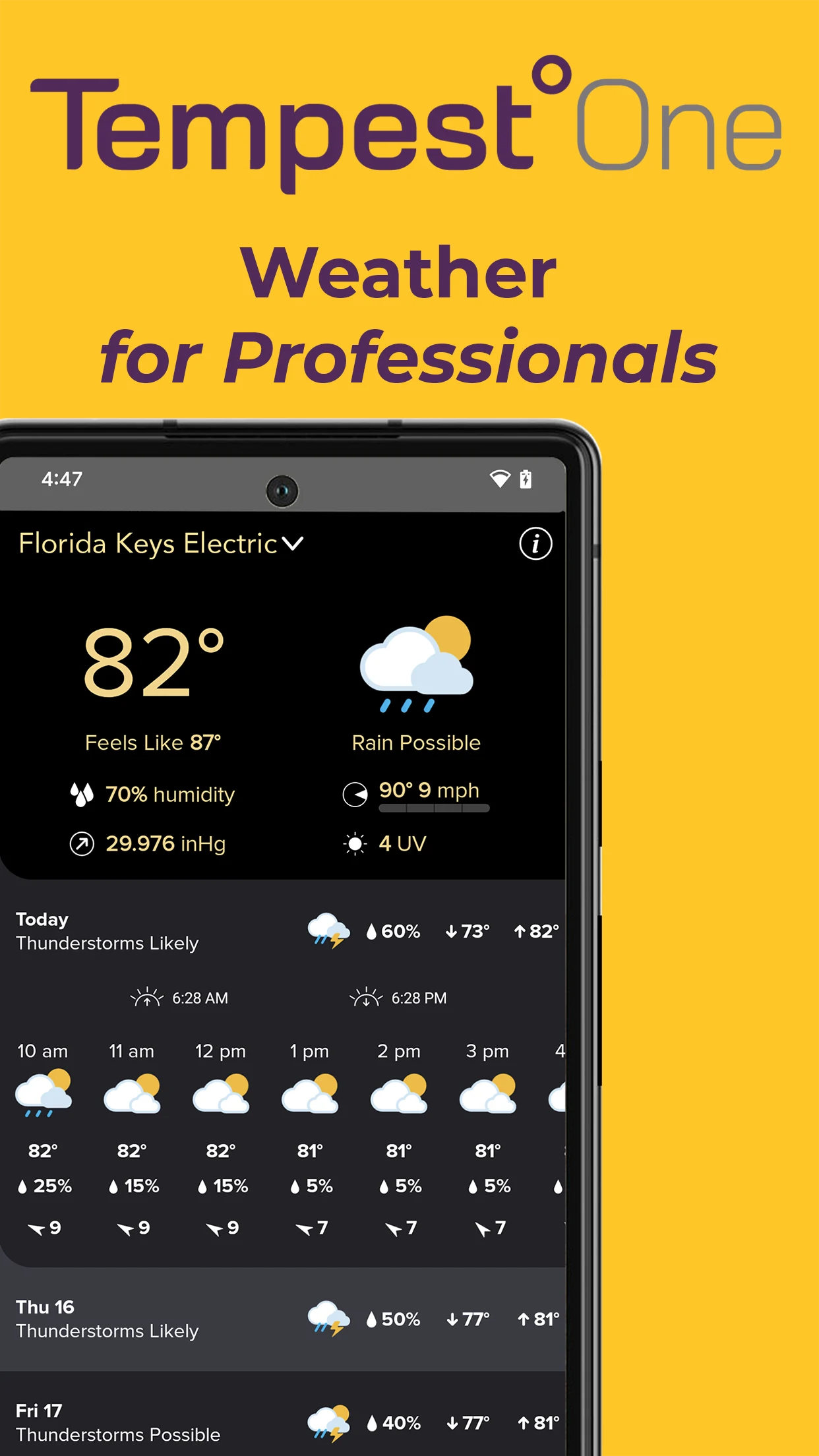 TempestOne Weather screenshot
